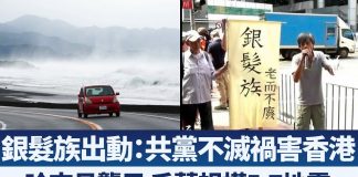 港人反惡法.銀髮族也出動:共產黨不滅禍害香港!