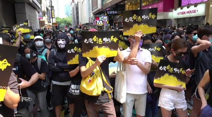 【直播】10.1銅鑼灣 沒有國慶只有國殤 香港十一大遊行