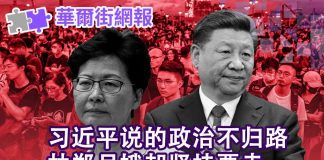 华尔街电视:习近平说的政治不归路,林郑却执意要走?黎安友回应
