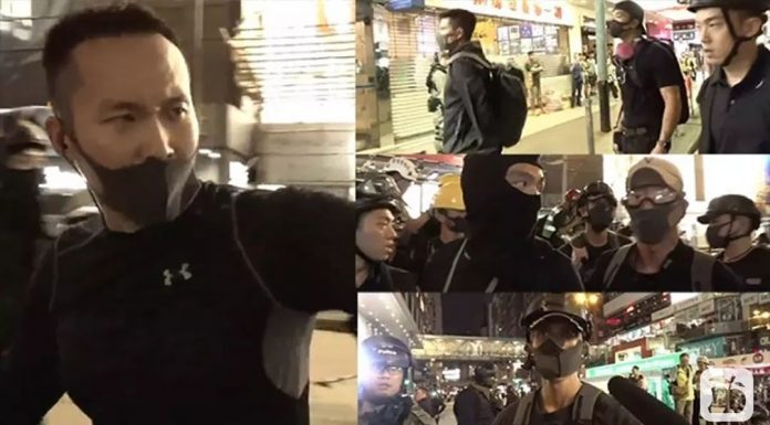 海风:港警假扮示威者又一铁证
