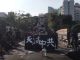 新唐人:港中大學生死守校園 烽火夜後現「天滅中共」橫幅