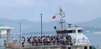新高地TV:中共用执法警船将香港陆生全部撤离(现场录像)