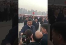 新高地TV:习近平流窜上海秀亲民,群众演员不给力!