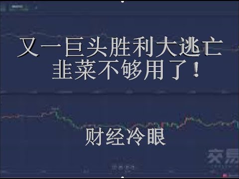 财经冷眼:继李嘉诚后,又一巨头胜利大逃亡!韭菜不够用了!