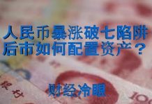 财经冷眼:人民币暴涨破七的陷阱,后市如何配置资产?