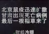 财经冷眼:北京鼠疫迅速扩撒,甘肃现死亡病例,最后一根稻草终于来了