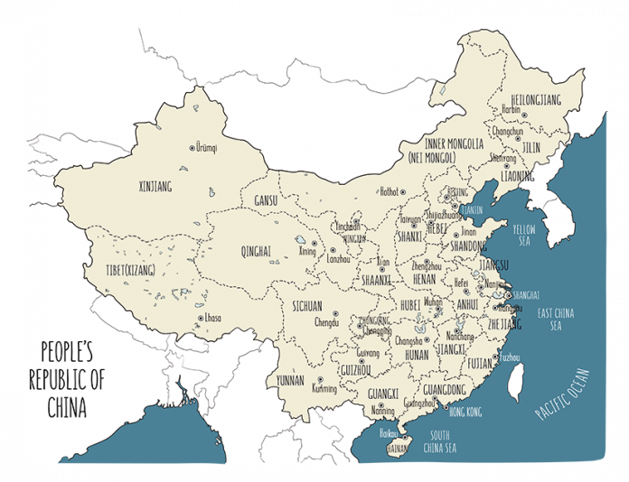 mapofchina5-yellow-notaiwanw825px