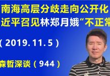江森哲:中南海高层分歧走向公开化? 习近平突然召见香港特首林郑月娥“不正常”.