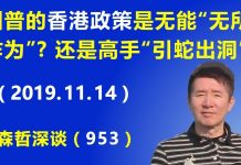 江森哲:美国总统川普的香港政策,是无能的“无所作为”?还是高手的“引蛇出洞”?