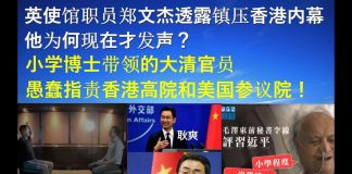 郭宝胜:英使馆职员郑文杰揭露镇压香港内幕。小学博士带领的大清官员愚蠢指责香港高院和美国参议院!