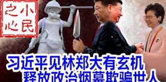 小民之心:习近平见林郑大有玄机 释放政治烟幕欺骗世人