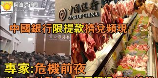 阿波罗:专家:危机前夜 将10年缺猪肉?中国银行限提款挤兑频现