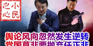 小民之心:舆论风向忽然发生逆转 党国莫非要抛弃任正非