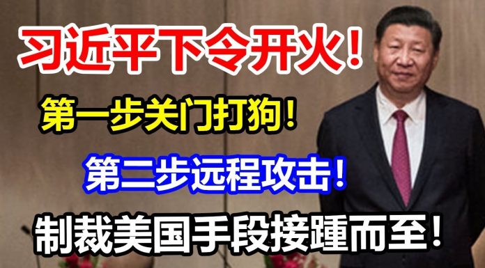 洞察天下:习近平下令“开火”!第一步关门打狗!第二步远程攻击!制裁美国手段接踵而至?真牛?