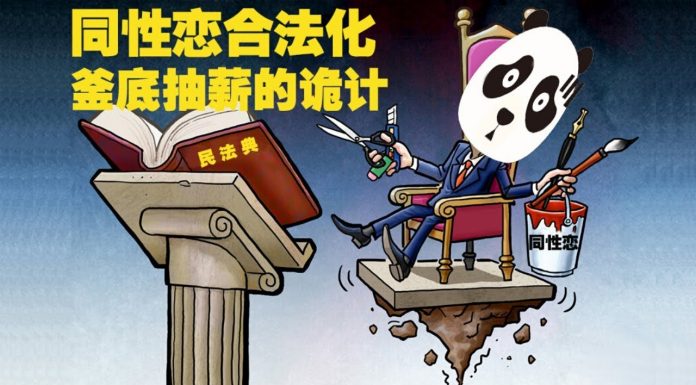 方砖:中国同性恋合法将写入民法典,这是亡国灭种的釜底抽薪之计
