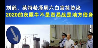 郭宝胜:钟山再说要过紧日子;刘鹤莱特希泽周六签协议;2020灰犀牛不是贸易战是地方债务
