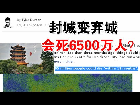 郭宝胜:6500万人会因此病毒丧生?武汉封城变弃城、湖北封省到封国!