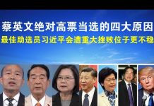 郭宝胜:蔡英文绝对高票当选的四大原因。最佳助选员习近平会遭重大挫败,位子更不稳!