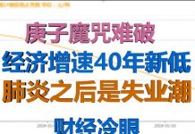 财经冷眼:庚子魔咒,原来肺炎才是中国经济最后稻草,瘟疫之后是失业潮