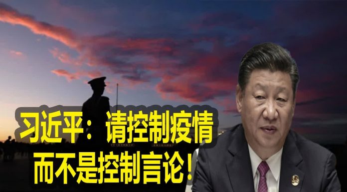 习近平控制疫情无招,控制言论擅长