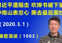 江森哲:习近平遭阻击 吹捧书被下架,钟南山表忠心 撕下最后一层面纱