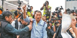新高地民调显示:84.4%的网民认为黎智英是是民族英雄