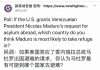 民调:62%的网友认为,如果美国答应了委内瑞拉总统马杜罗出国避难的请求,他有可能逃到中国避难