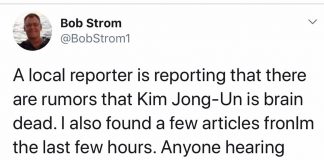 特大新闻! 据CNN记者报道:朝鲜领导人金正恩脑死亡