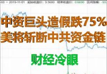 财经冷眼:中资巨头造假或引爆中美金融战,美将对中共海外资金链动手
