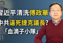 文昭:傅政華免職是開始,習近平下一個清洗誰?捷克議長離奇去世;「血滴子」與假手俄羅斯特工