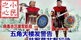 小民之心:病毒击沉美军航母:五角大楼发警告 共军莫非有行动