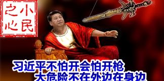 小民之心:习近平不怕开会怕开枪 大危险不在外边在身边