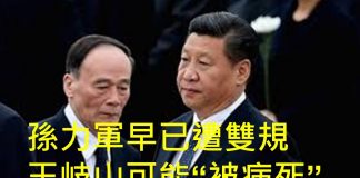 李一平:孫力軍站錯隊,11天前已遭雙規;王岐山躺槍,不作為可能“被病死”!