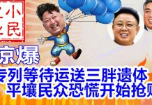 小民之心:专列等待运送三胖遗体 平壤民众恐慌开始抢购