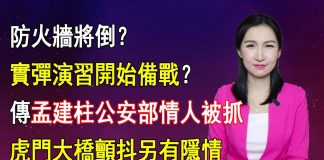 【清源漫語】傳孟建柱公安部情人被抓;班農:川普要拆防火牆