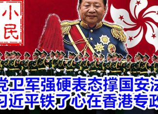 小民之心:党卫军强硬表态撑国安法 习近平铁了心在香港专政