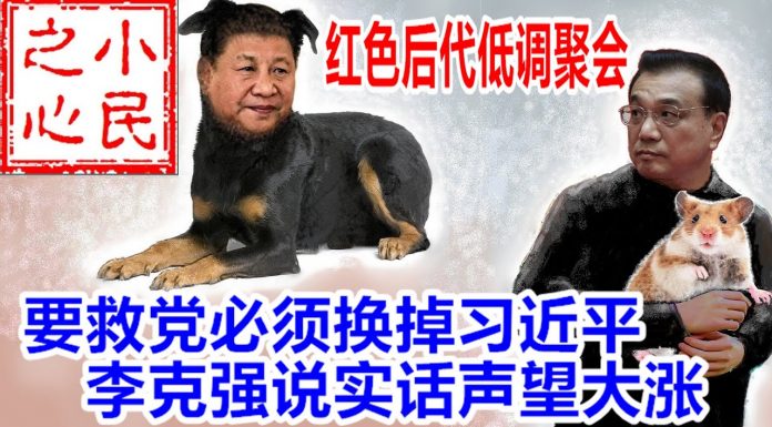 小民之心:红色后代低调聚会:要救党必须换掉习近平 李克强说实话声望大涨