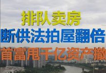 财经冷眼:各大城市排队甩房!断供法拍屋暴增,首富甩2千亿资产撤离!