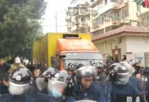 上海市虹口上演军民混战大戏
